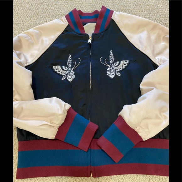 Aritzia Wilfred Free Butterfly Embroidery Jacket Women’s XS - Picture 7 of 7